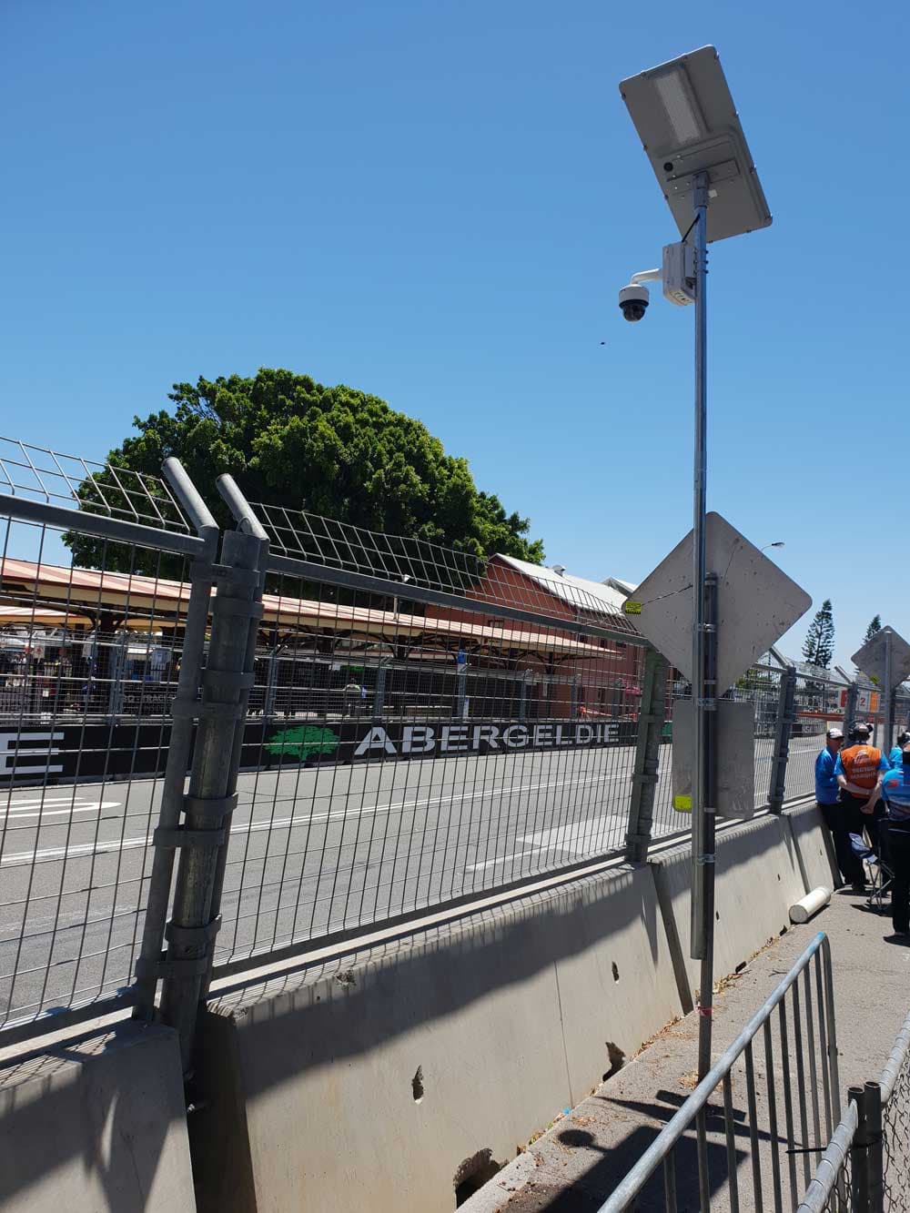 Mobi Pole Cam providing event security coverage