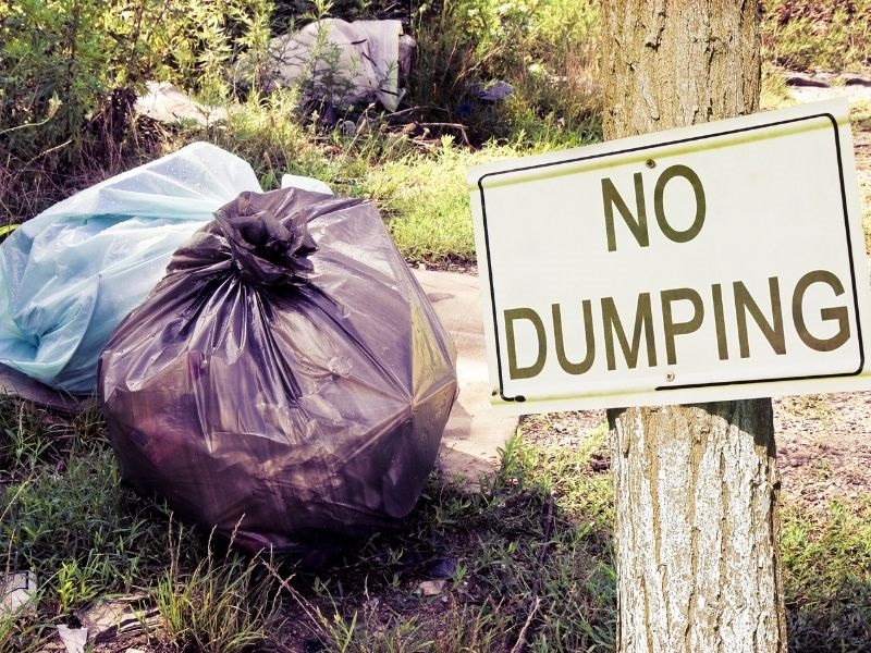 illegal dumping